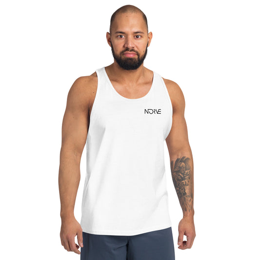 Norve Gym Fitness Tank Top - White